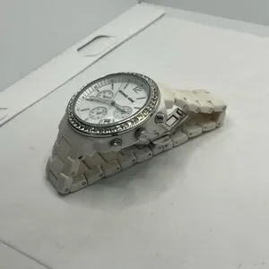 Michael Kors MK5079 Chronograph White Acrylic Ladies Watch MOP rhinestones Michael Kors Ladies Chronograph Women main image 3